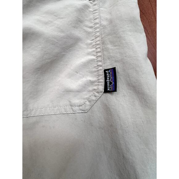 Patagonia Women’s Lightweight‎ Camping Hiking Cargo Pants Beige Size 8 - Picture 6 of 10